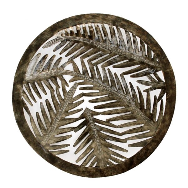 Palm Bowl Metal Art